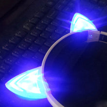 Hot Cat Ear Foldable Flashing Headphones