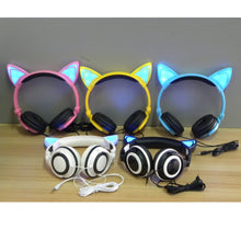 Hot Cat Ear Foldable Flashing Headphones