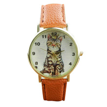 Tabby Cat Quarts Wrist Watch