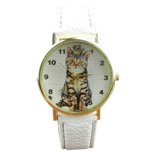Tabby Cat Quarts Wrist Watch