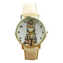 Tabby Cat Quarts Wrist Watch