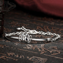 925 Silver Plated Cat Bracelet