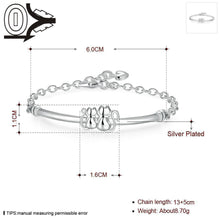 925 Silver Plated Cat Bracelet