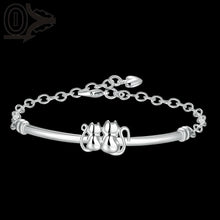 925 Silver Plated Cat Bracelet