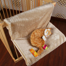 Cat Cradle Hammock with Adjustable Holding Device and Removable Cosy Sheepskin Effect Cover