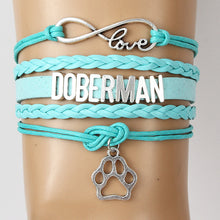 Infinity Love DOBERMAN Bracelet