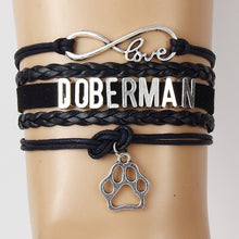 Infinity Love DOBERMAN Bracelet