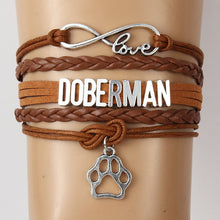 Infinity Love DOBERMAN Bracelet