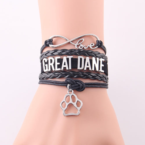Infinity Love GREAT DANE Bracelet