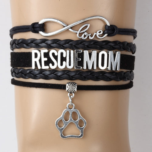 Infinity Love Rescue Mom Bracelets