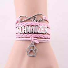 Infinity Love SCHNAUZER Bracelet