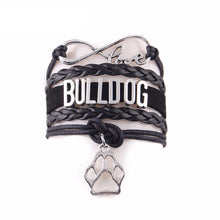 Infinity Love Bulldog Bracelet