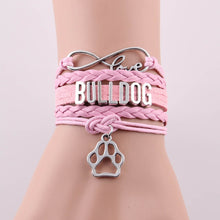 Infinity Love Bulldog Bracelet