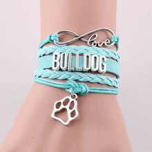 Infinity Love Bulldog Bracelet