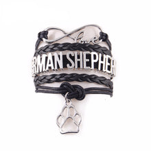 Infinity Love GERMAN SHEPHERD Bracelets