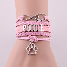 Infinity Love Poodle Bracelet
