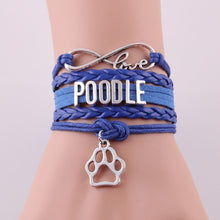 Infinity Love Poodle Bracelet