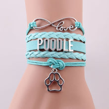 Infinity Love Poodle Bracelet