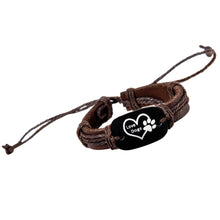 Love Dogs Leather Bracelet