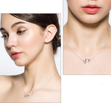 Platinum Plated Pendant Cat Necklace