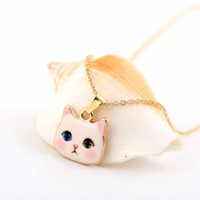 Colorful Kitty  Pendant Necklace