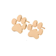 Cute Cat Paw Print Stud Earrings