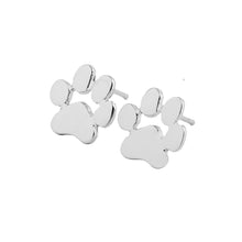 Cute Cat Paw Print Stud Earrings