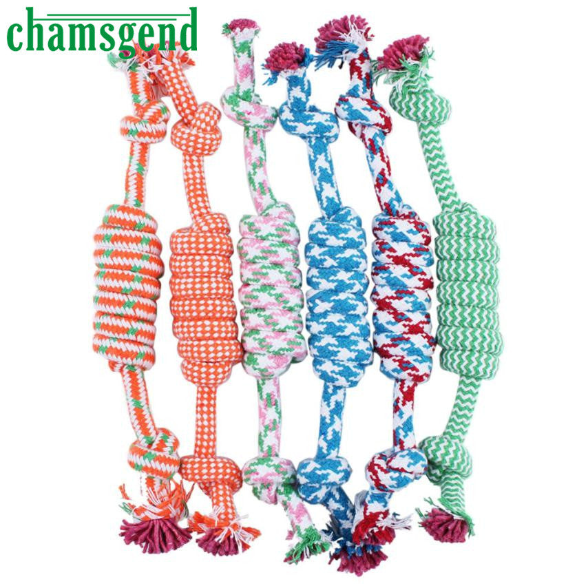 Braided Bone Rope Chew Knot Puppy Dog Toy