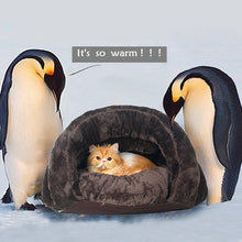 Warm Half Cover Cat Beds