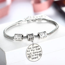 No Longer By My Side But Forever In My Heart Cat Dog Pet Paw Footprint Bracelet
