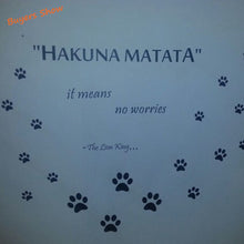 Paw Print Wall Stickers - 20 Walking Paw Prints Wall Decal