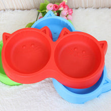 Plastic Cat Face Bowl