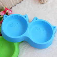 Plastic Cat Face Bowl