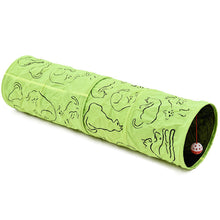 Green Cat Play Tunnel