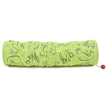 Green Cat Play Tunnel