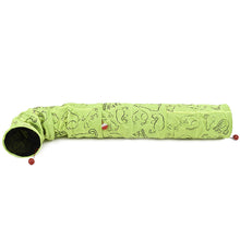 Green Cat Play Tunnel