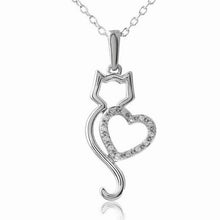 Assorted Cat Heart Necklaces Pendants