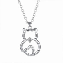 Assorted Cat Heart Necklaces Pendants