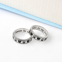 "Always by my side,Forever in my heart" Dog Pawprint Ring