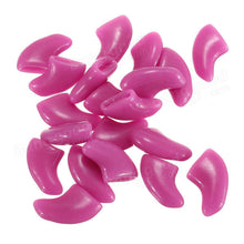 20pcs Soft Cat Pet Nail Caps Claw Control + Adhesive Glue Size M