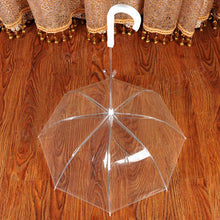 Transparent Waterproof Pet Umbrella Raincoat With Leash
