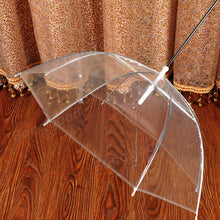 Transparent Waterproof Pet Umbrella Raincoat With Leash