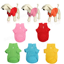 Pet Dog Collar Puppy Polo T-Shirt Clothes Outfit Apparel Coat Cotton