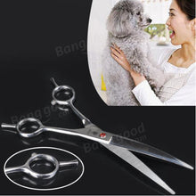 Professional 7 Inch Pet Curved Hair Cutting Grooming Scissor