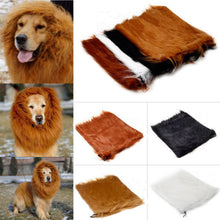 Dog Lion Mane Wig Costume