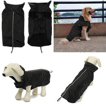 Waterproof Winter Pet Dog Puppy Lined Reflective Piping Coat Jacket