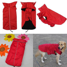 Waterproof Winter Pet Dog Puppy Lined Reflective Piping Coat Jacket
