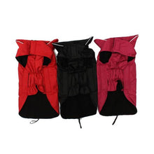 Waterproof Winter Pet Dog Puppy Lined Reflective Piping Coat Jacket
