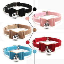 Safety Elastic Bowtie with Bell Small Cat Collar