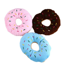 Puppy Squeaker Toy Chew Donut Toy